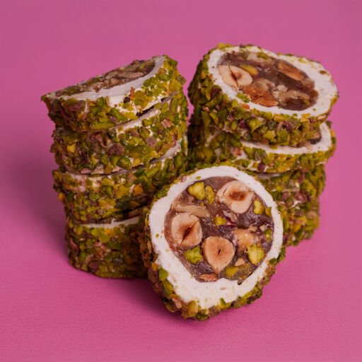 Sarma Lokum  Fıstık Kaplamalı